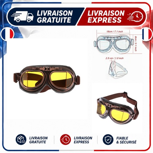 Lunettes moto vintage