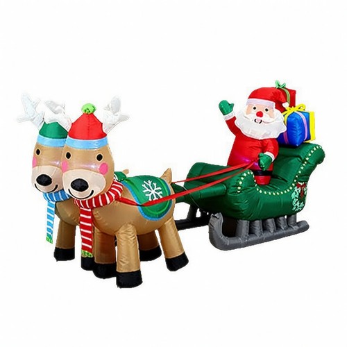 Père noël gonflable sur - père,