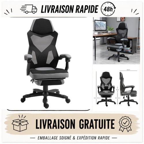 Homcom repose pied chaise - homcom, de
