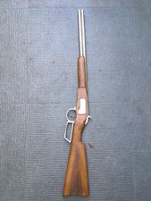 Very Beautiful Wood Fake Rifle Sculpture Folk Art Carved Raw Art Toy