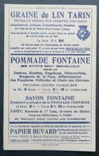 BUVARD GRAINE DE LIN TARIN