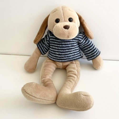 Peluche doudou chien marron - chien,