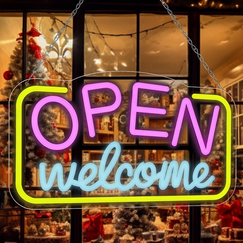Open neon schild led - open,