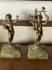 Paire De Statuettes Angelots