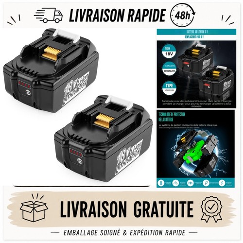 Batteries makita 5 ah - v,