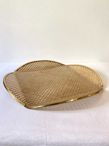 Plateau plexiglas cannage - en, plexiglas,