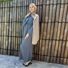 Robe Maxi Femme Caftan Femme Abaya Caftan Musulman Dubaï Abayas Fête Islamique