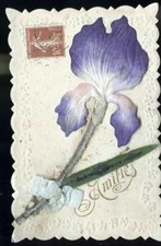 CARTE FANTAISIE  RELIEF ET