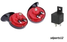 Klaxon Deux 2 Tons 12V Escargot Universel Voiture Utilitaire Bateau Camion