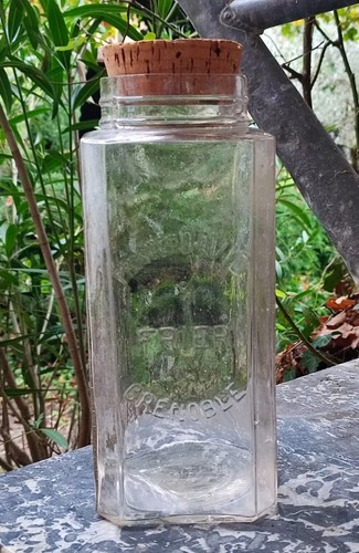 Ancien grand bocal verre - en,