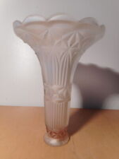 Art Deco Molded Pressed Glass Tulip Lamp 