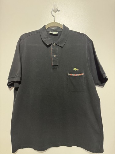 Polo lacoste noir - taille, xxl