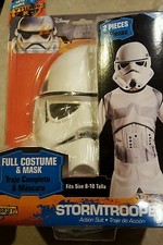 Childs Star Wars Rebels Stormtrooper Action-suit Costume Medium 8-10 Halloween
