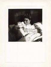 ANCIENNE PHOTOGRAPHIE MAMAN ET