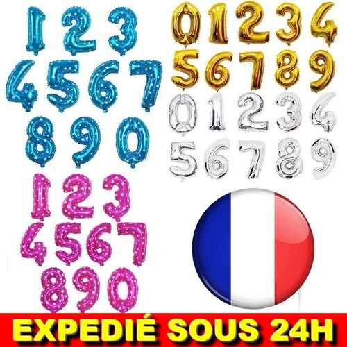 Ballon numéro joyeux - numéro,