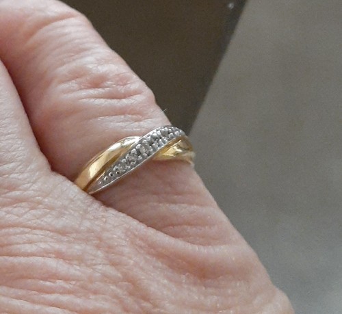 Bague jaune carats et - en,