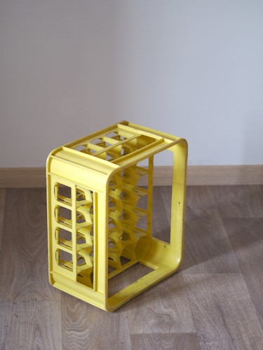 Caisse réa jaune vintage - jaune,
