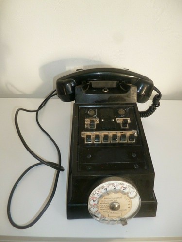Telephone ancien bakelite ptt - telephone,