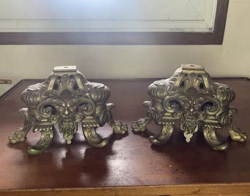 Paire pieds chandeliers - de,