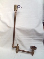 Antique 1930s Articulated Bronze and Brass Chandelier France H: 50cm (BY53)