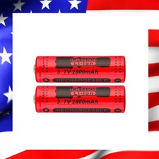14500 > 2 PILE BATTERIE RECHARGEABLE 2800 mAh LI-ION 3,7 V POUR LAMPE TORCHE