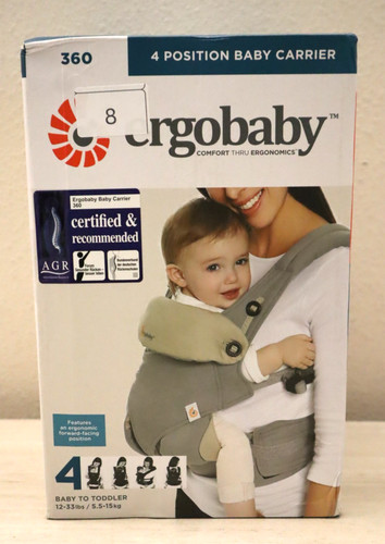 Ergobaby 360 gray cotton baby - gray,