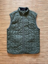 Lacoste Puffer Gilet Lightweight Down Vest Packable Jacket Size Small Green