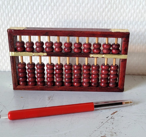 Boulier chinois bois - chinois, laiton