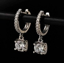 Boucle d'oreille ronde en or