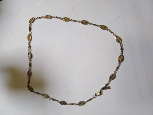 Collier chaîne métal - , alliage