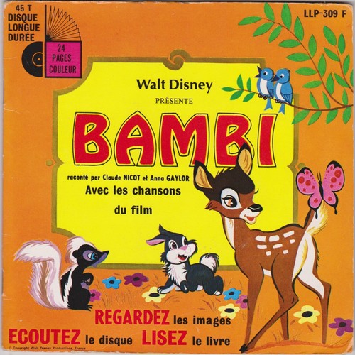 Bambi walt disney claude nicot - disney,