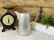 825⚜️ Old pitcher pitcher Tournus France aluminum jug high 25 cm vintage