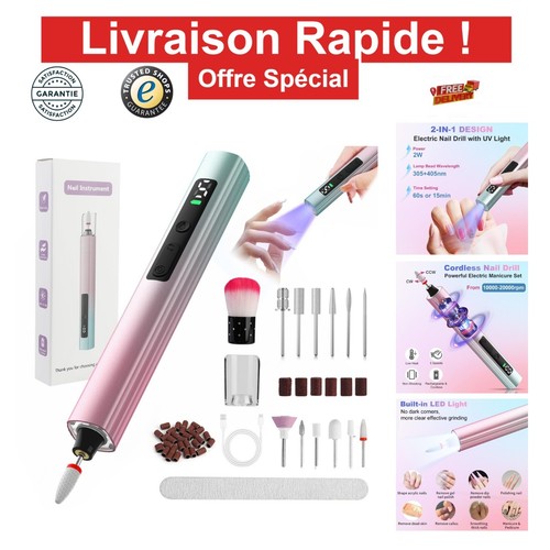 Pugtow ponceuse ongles - ponceuse, à