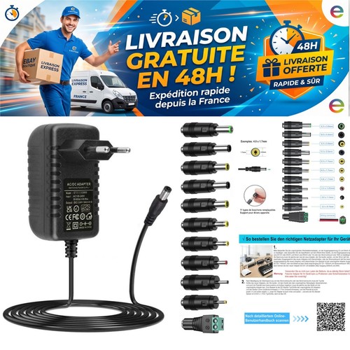 Chargeur 12v adaptateur - chargeur,
