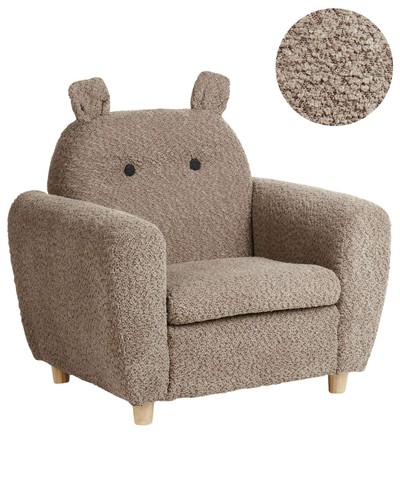 Fauteuil bouclé avec - en,