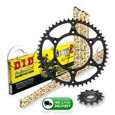 KTM 525 EXC Racing Chain And Steel Sprockets Kit 2003-2007 DID DZ2 Gold EXC525