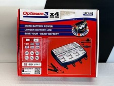 TecMate Optimate 3 x 4 Multi-Bank 12V Battery Charger TM-455