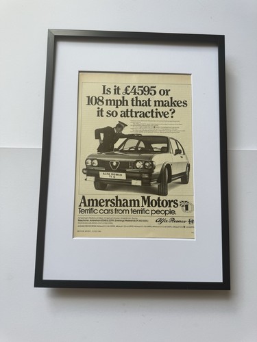 Framed 1984 alfa - romeo, alfasud