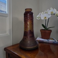 pied de lampe pâte de verre