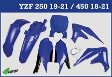 Yamaha YZF 250 2019 - 2023 Plastic Kit With Stadium Front Number Plate Blue