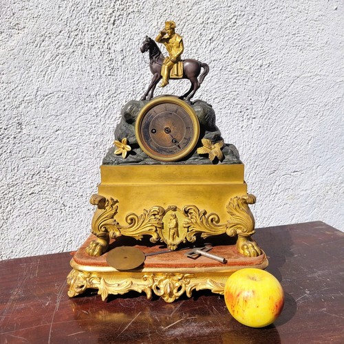 Napoléon cheval pendule - à, cheval,