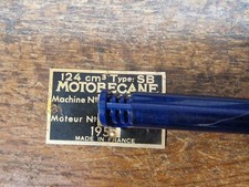 plaque cadre moteur scooter