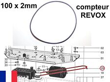 Courroie de Compteur 100x2 Revox A77 B77 PR99 ZahlerBand Counter Belt 31.99.0106