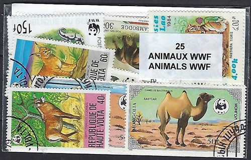 Animaux wwf timbres - wwf,