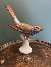 Oiseau & Statuette porcelaine