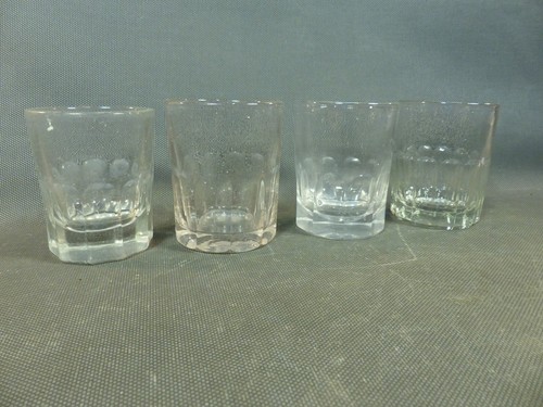 Lot anciens verres - verres, de