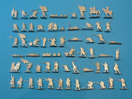 Plats étain zinnfiguren - d'étain,
