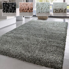 Tapis Poils Longs Salon Beige Shaggy Résistant Doux Moelleux 