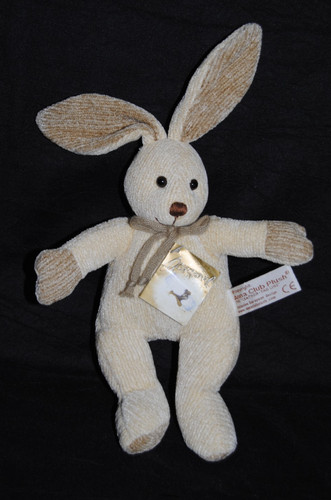 Peluche doudou lapin beige - 🍀peluche,