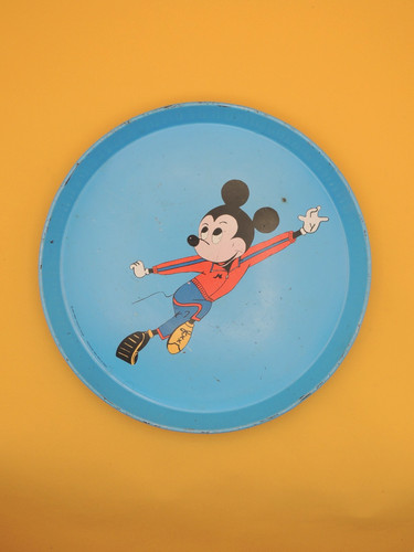 Plateau metal mickey - metal, vintage